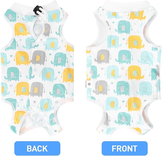 Cat Recovery Suit Female, Breathable Cat Onesie After Surgery Female for Abdominal Wounds or Skin Diseases, Surgery Recovery Suit Kitten Onesie After Spay Wear Anti Licking
