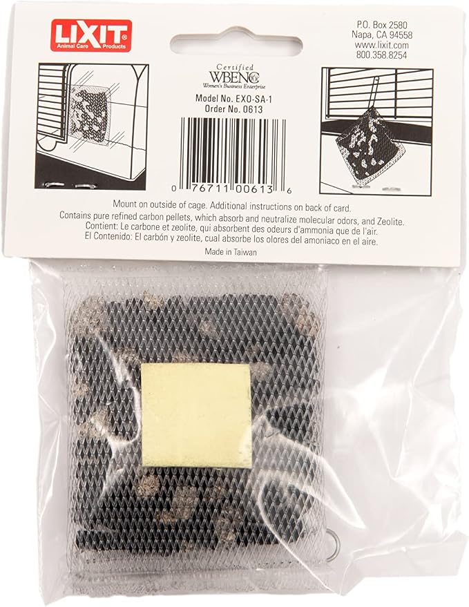 Lixit Small Animal cage Odor Removing packets (Pack of 2)