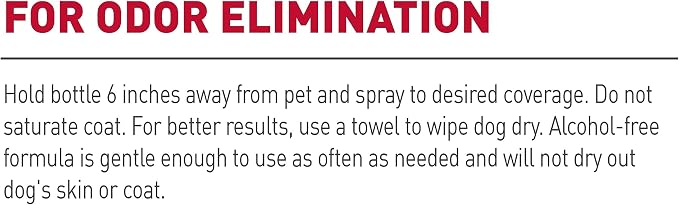 Nature's Miracle Freshening Spray for Dogs Freshens Dog’s Coat Between Baths and Neutralizes Tough Odors with Sunkissed Breeze Scent, 8 Ounces (Pack of 2)