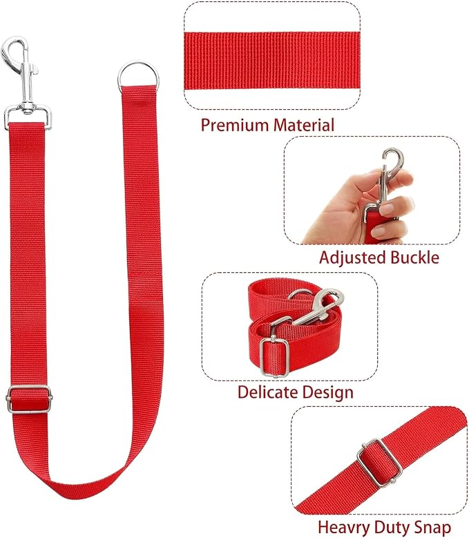 4Pcs Horse Bucket Strap Hangers Adjustable Nylon Straps Hanging Feed Tack for Hay Nets Water Buckets Horse Suppliers