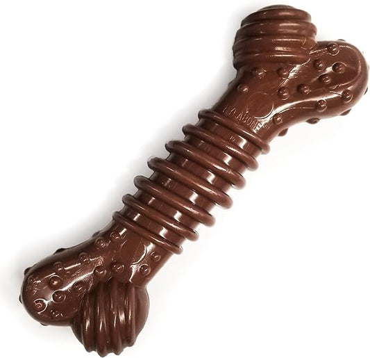 Nylabone Textured Dental Bone Power Chew Toy for Dogs, Dog Toys for Aggressive Chewers, Flavor Medley Flavor, X-Large - 50+ lbs, 1 Count