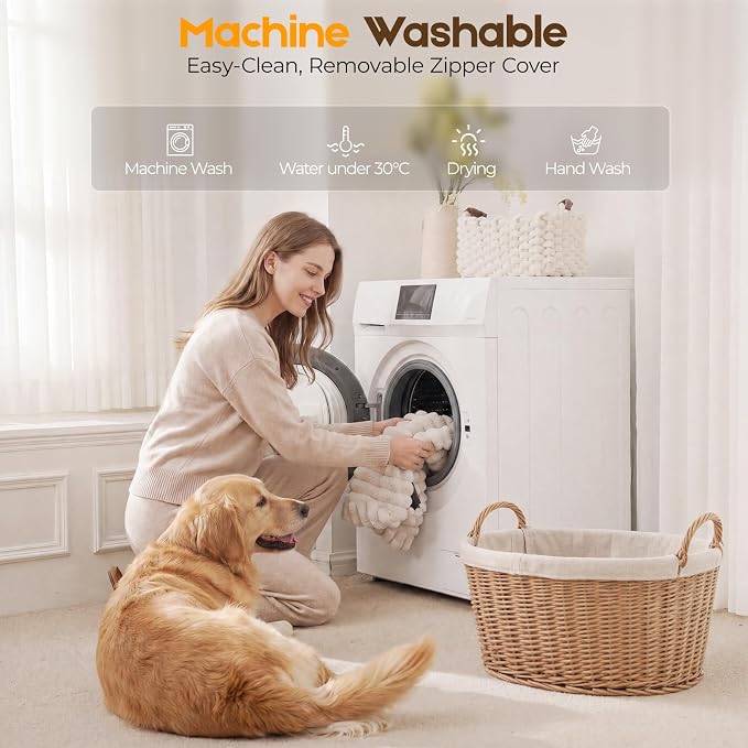 Orthopedic Dog Bed for Extra Large Dog, Waterproof Pet Bed for Crate,Non-Slip Bottom and Egg-Crate Foam with Removable Washable Cover Crate Bed,Cream,41"x27"x4"