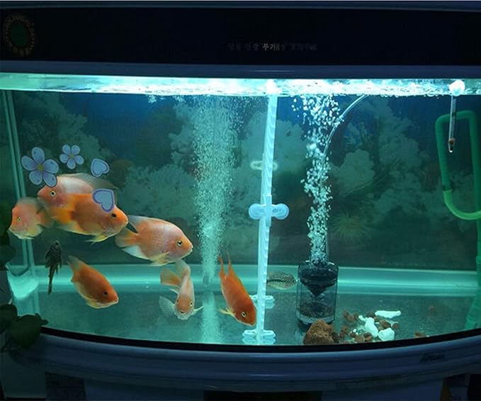 RUIAN Fish Tank Filter, Fish Tank Pump and Filter System with Multi-Layers Lilter Aqurium Water Cleaner for Large Fish Tank Turtle Tank