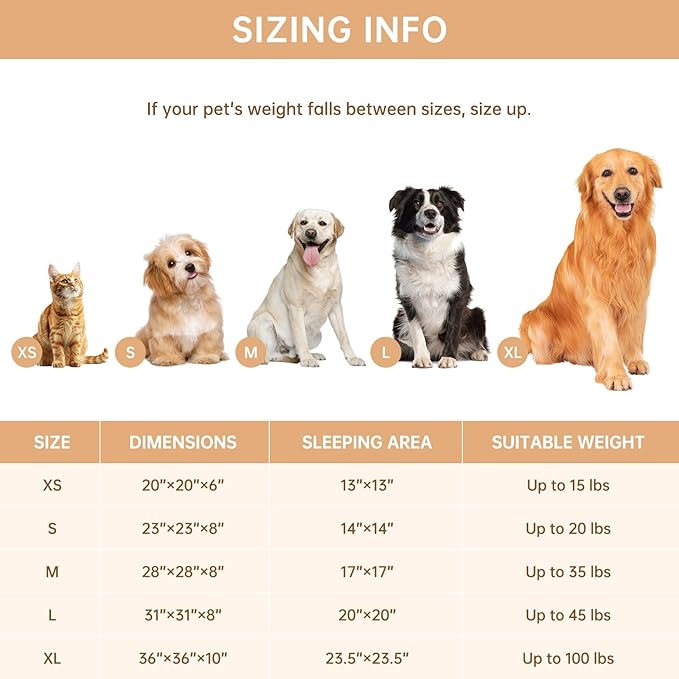Donut Dog and Cat Bed, Luxurious Comfortable Faux Rabbit Fur Pet Beds, Round Anti-Anxiety Calming Puppy Kitten Bed with Anti-Slip Bottom for Small Medium Dogs & Cats(35", Brown)