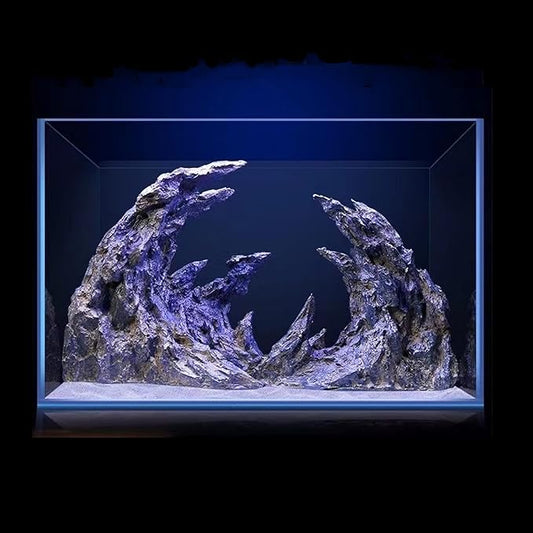 AWXZOM Large 'Soul Valley' Aquarium Ornaments Extra Large Aquarium Decorations Superior Landscaping (Soul Valley 18inch)