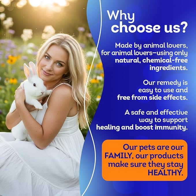 HealthyAnimals4Ever HA4E - Rabbit Dental Problems Treatment - Preventive Care for Dental Issues & Overgrown Teeth - Promotes Oral Health - Natural Homeopathic Tablets - 300 Count