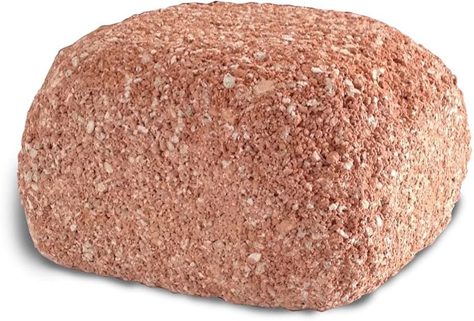 EcoBio-Block Natural Volcanic Rock for Aquarium Water Clarity & Balance — Low-Maintenance Alternative to Weekly Additives — for Freshwater Fish, Turtles, Shrimp & Frogs (Medium, 15-40 gal)