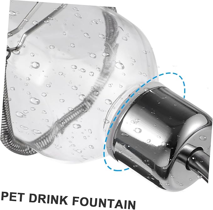 BESPORTBLE 2pcs Hanging Rabbit Water Feeder Plastic Pet Drinking Bottles with No Leak Design for Bunny Guinea Pig Hamster Cage Hydration