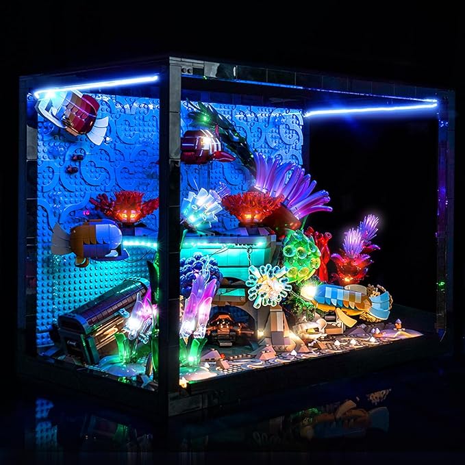 LED Lighting Compatible with LEGO 10366 Tropical Aquarium - JUST Lights,Light Kit Compatible with LEGO 10366 - NOT Included The Model