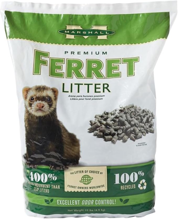 Marshall Premium Ferret Litter Bag 10 lbs - Pack of 6