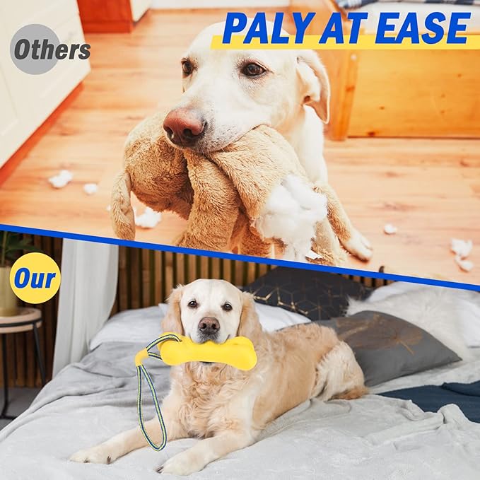 SCENEREAL Dog Water Toys for Medium & Large Dogs - Interactive Floating Pool Toys, 2 Pack Fetch Chew Toys, Retrieving Dummy for Outdoor Training, Fun Swim & Play