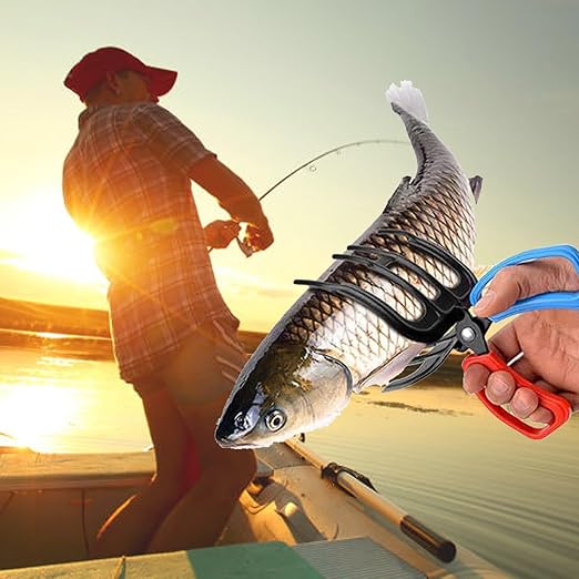 3 Claw Fish Gripper, Fishing Pliers Gripper, 2026 New Multifunctional Metal Fish Control Clamp Forceps, for Catch Most Freshwater Fish Fishing Accessories (3 Claw Fish Gripper)
