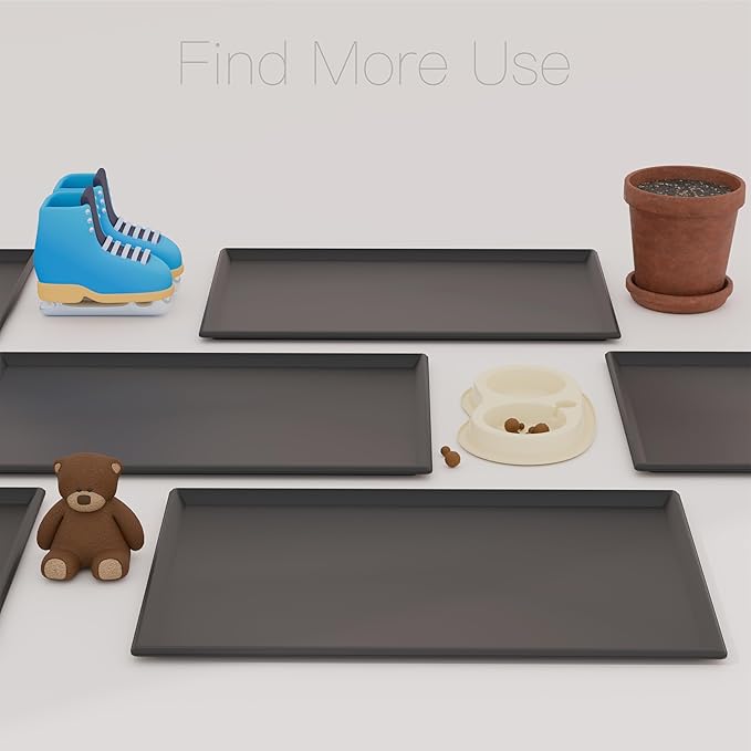 Dog Crate Tray 47"-ChewProof Replacement Pan, Easy to Clean, Easy to Assemble,Ideal for Potty Training-Perfect for Pet Crates & Kennels(46.85" L x 29.17" W x 1.0" H, Tray 47” fit 48” Crate)