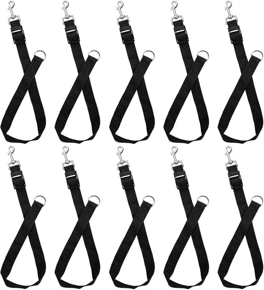 STARVAST 10 PCS Horse Bucket Straps, Sturdy Nylon Bucket Straps Adjustable Horse Trailer Ties for Water Bucket Horse, Hay Nets, Water Buckets, Horse Outdoor Feeders