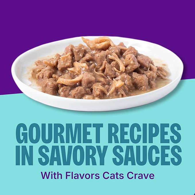 Wellness CORE Signature Selects Shredded Adult Canned Wet Cat Food, Natural, Protein Rich, Grain Free, Chicken and Beef Entrée Recipe, 2.8 oz, Pack of 12 Cans