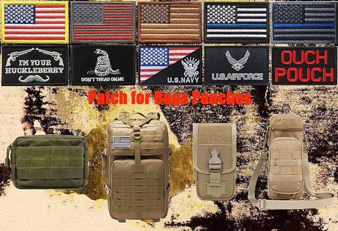 2 Packs Funny The Beatings Will Continue Until Morale Improves Embroidered Hook & Loop Emblem Badge Applique Patches for Clothes Uniform Armband Backpack Biker Service Dog Vest Harness
