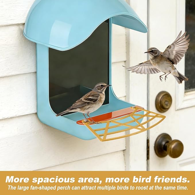 Bird Feeder Perch Extender, Durable Bird Feeder Perch Extensions with Screws Feeding Add-on Accessory Replacement Parts for Attracting Multiple Birds & Perfect Photo Shots