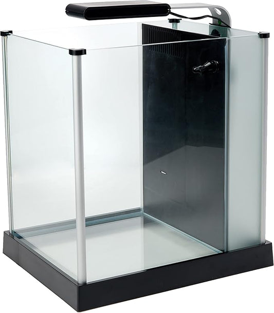 Fluval SPEC Freshwater Aquarium Kit, Aquarium with LED Lighting and 3-Stage Filtration, 2.6 Gallon, Black