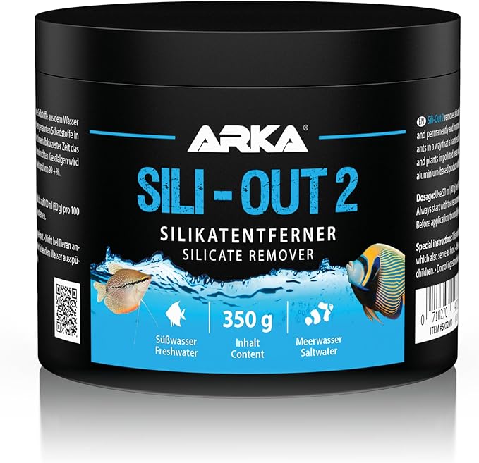 MICROBE-LIFT® - Sili-Out 2 | Silicate absorber for every saltwater & freshwater aquarium | fast & effective | removes silicate, phosphate, barium, arsenic, chromium & yellow substances | content: 360g