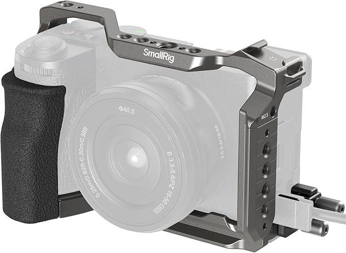SmallRig Hawklock Quick Release Cage Kit for Sony Alpha 6700, with Multiple Mounting Interfaces and Built-in Quick Release Plate for Arca-Swiss Plate and NATO Rail, with Cable Clamp for HDMI - 5060