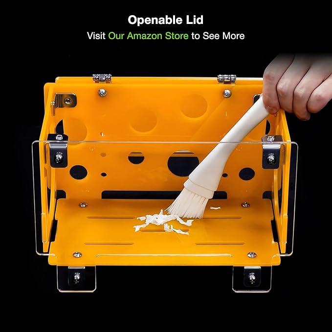 GuineaLoft™ Guinea Pig Cheese House (Single) V3 - The Ultimate Guinea Pig Hideout by Seasoned Owners Who Tried Everything Out There - Exclusive by Guinea Loft