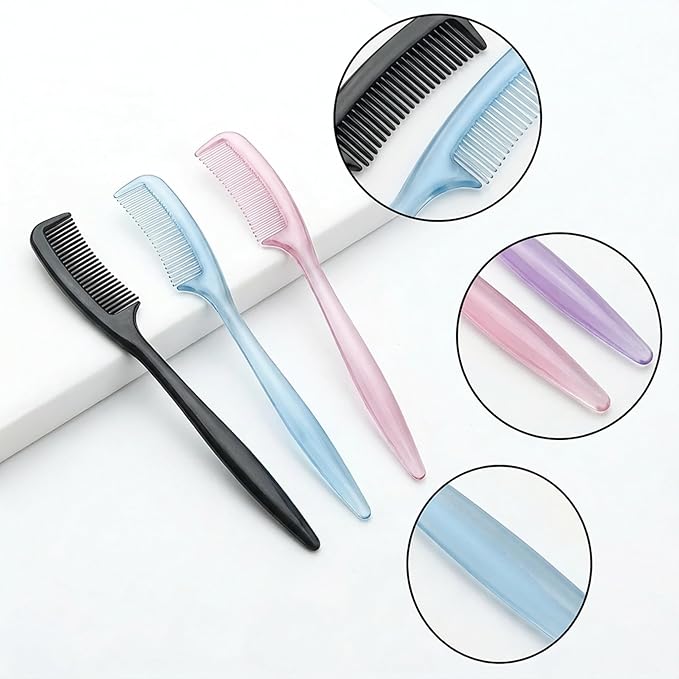 4-Pack Hamster Grooming Combs and Small Pet Hair Brushes for Hamsters, Rabbits, Guinea Pigs, Mice and Other Tiny Animals
