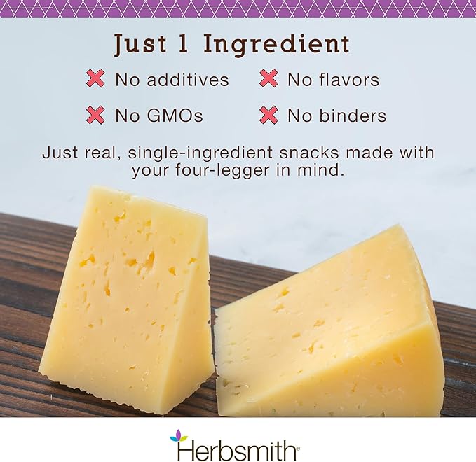 Herbsmith Sassy Cat Kibble Seasoning – Freeze Dried Smoked Gouda – Gourmet Food Topper for Picky Eaters – 100% Human-Grade Cheese for Cats - 3.6 oz