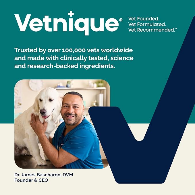 Vetnique Dermabliss Advanced Medicated Pramoxine Anti Itch Dog Shampoo | Itchy Skin Relief & Allergy Relief, Max-Strength Soap-Free Oatmeal Dog Wash, Cat Shampoo & Puppy Shampoo, Sensitive Skin