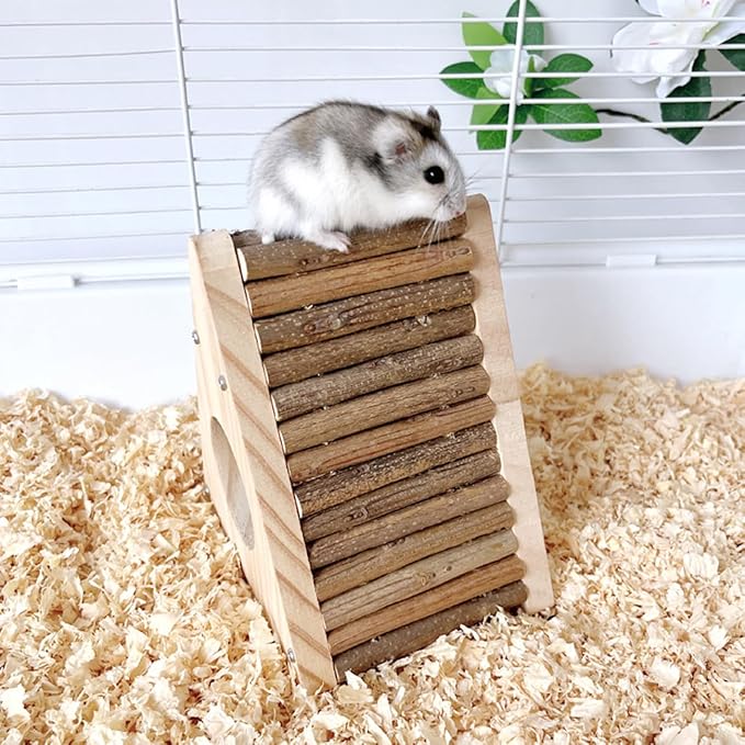 Hamster Hideout- Small Animal Bed Hut House Habitats, Cage Decor for Mice Gerbils