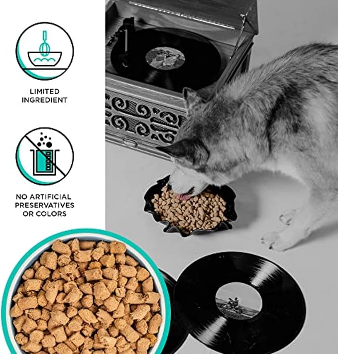 BIXBI Liberty Freeze-Dried Dog Food Topper & Treats, Duck – 95% Meat & Organs, No Refrigeration – USA Made, 26 oz