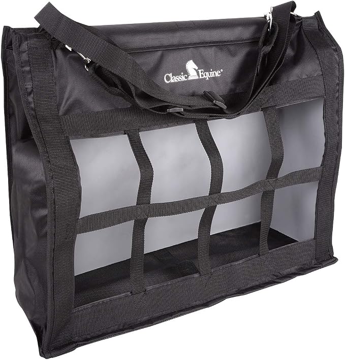 Designer Top Load Hay Bag Black