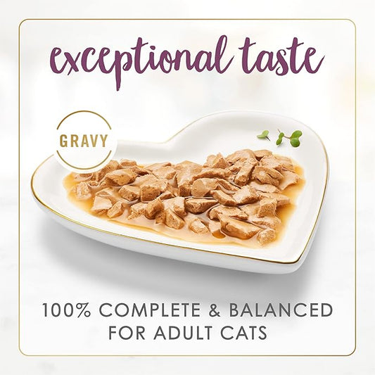 Fancy Feast Purina Gravy Lovers Chicken Feast in Grilled Gourmet Wet Cat Food – (Pack of 48) 3 oz. Cans