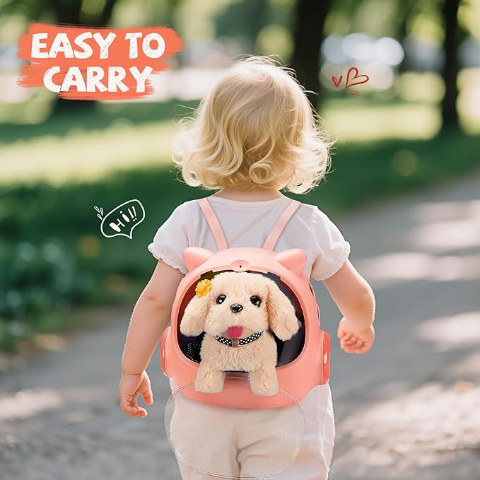 Vanvimen 16 Pcs Robot Dog Toys for Girls, Toys for 3 4 5 6 7 8 Year Old Girls Kids Boys, Realistic Robot Puppy Toy for 5-7 6-8, Ideas Birthday Gifts for Girl 3 4 5 6 Year Old