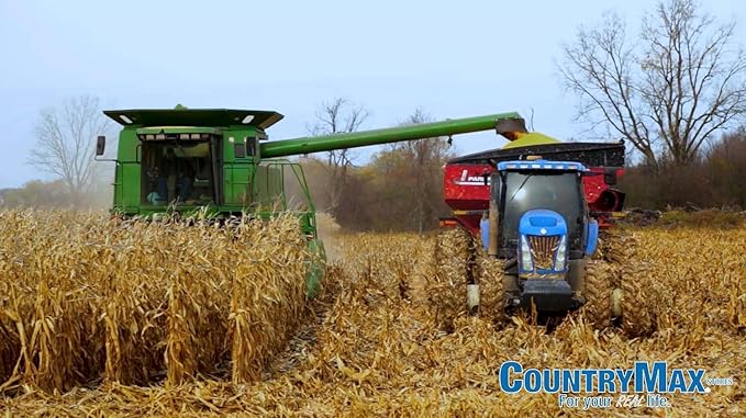 CountryMax Backyard Seeds Cracked Corn 20 lbs - High-Energy Animal Feed for Chickens, Squirrels, Deer & Wild Birds, Ground Feeding, High Protein