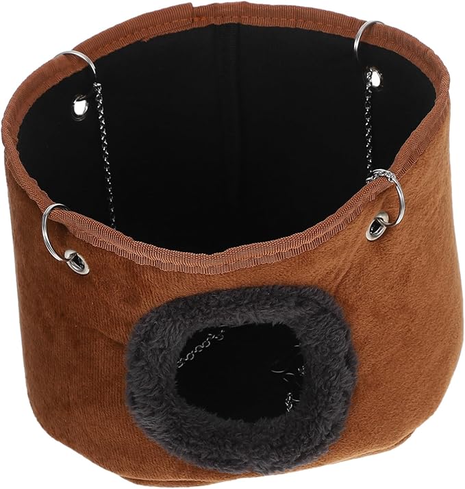 MERRYHAPY Small Hammock Bed Soft and Warm Shelter for Rats and Ferrets Durable Hanging Accessory for Space Saving Cages for Cozy Resting and Playtime