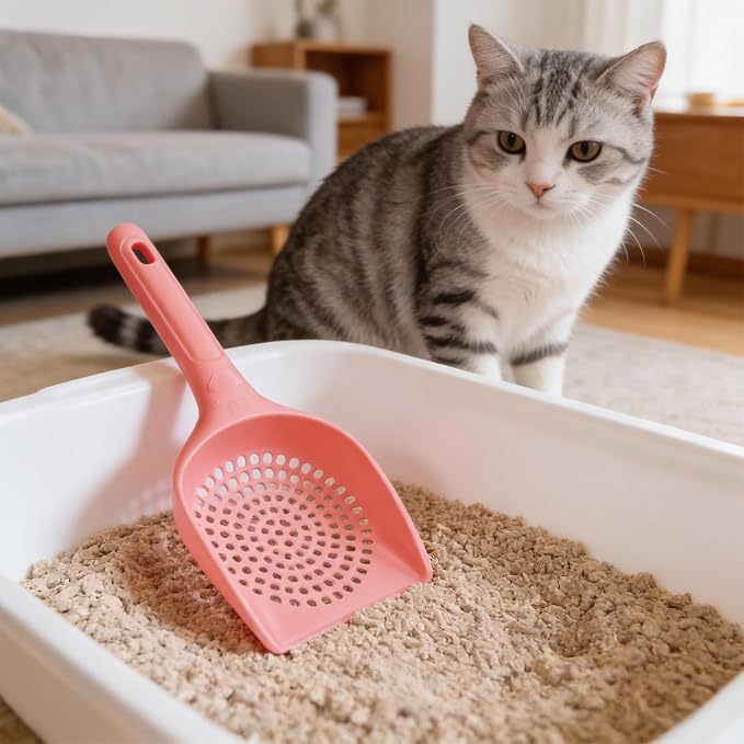 Cat Litter Scoop Litter Scooper Cat Litter Scooper Cat Scoop Mesh Poop Sifting Scooper for Litter Box