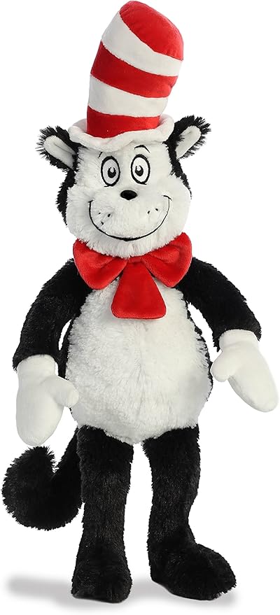 Aurora® Whimsical Dr. Seuss™ Cat in The Hat Stuffed Animal - Officially Licensed Plush for Imaginative Play - Perfect for Kids and Adults - Multicolor 18 Inches