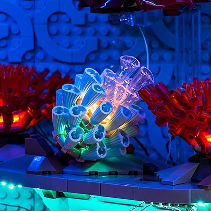 LED Lighting Compatible with LEGO 10366 Tropical Aquarium - JUST Lights,Light Kit Compatible with LEGO 10366 - NOT Included The Model