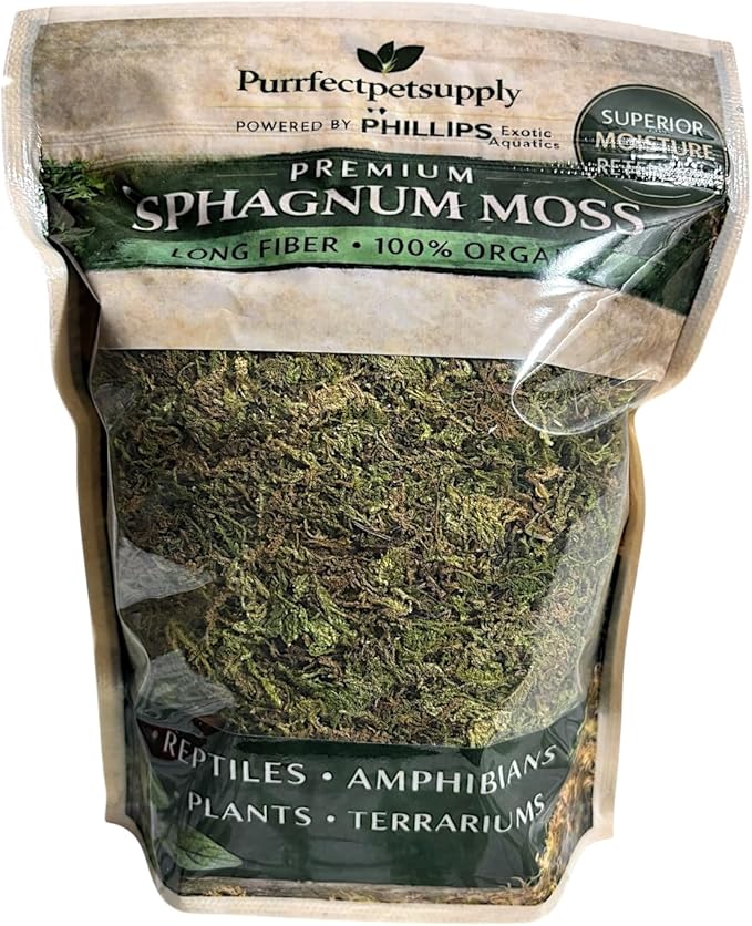 Sphagnum Moss Substrate for Reptiles & Terrariums (1)
