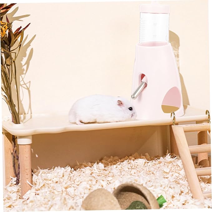 Standing Water Feeder Delicate Hamster Water Bottle Floor Chinchilla Accessory