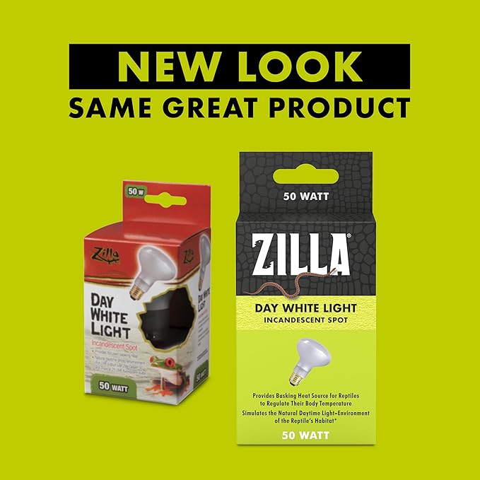 Zilla Incandescent Spot Bulbs Day White 50 Watts