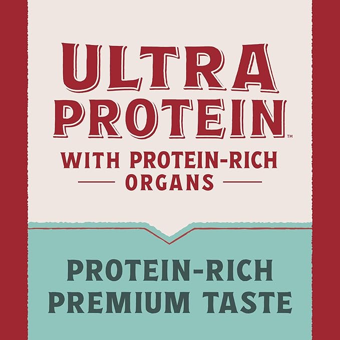 Natural Balance Ultra Protein Wet Cat Food Pate, Real Chicken Recipe with Protein-Rich Organs for Cats, Pate Cat Food with High Protein - 2.8 oz. (Pack of 24)