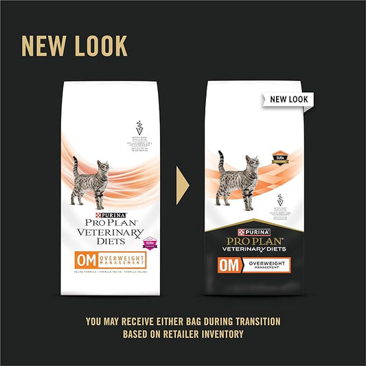 Pro Plan Veterinary Diets Purina OM Overweight Management Feline Formula Dry Cat Food - 6 lb. Bag