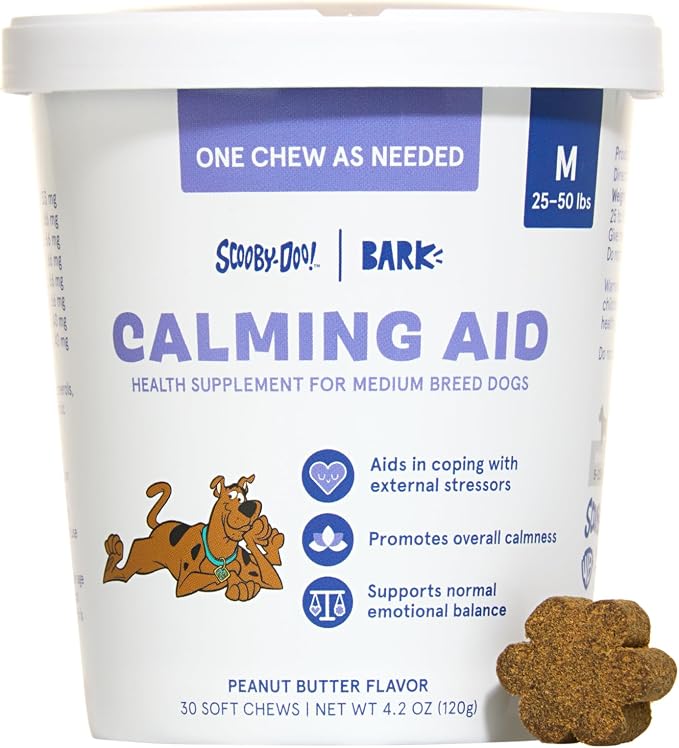BARK x Scooby Calming Aid Health Supplement for Medium Breed Dogs