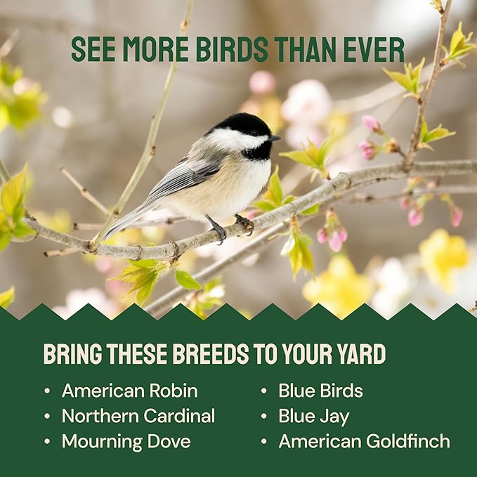 Hatortempt Dried Mealworms for Wild Birds - 1.8 Lb Bag - Non-GMO Bluebird Food - High-Protein Meal Worms for Blue Birds, Robins and Chickadees