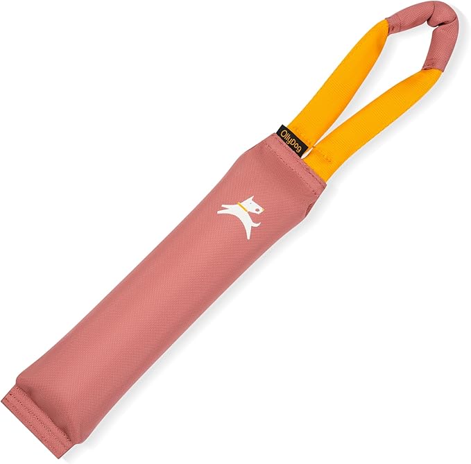OllyDog Tugger | Durable Dog Tug Toy | Recycled | Tough Dog Bite Pillow | Handle | Interactive Pull Toy | Fetch & Training (Desert)
