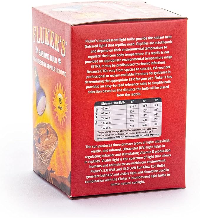 Fluker's Basking Spotlight Bulbs for Reptiles (Pack of 2)