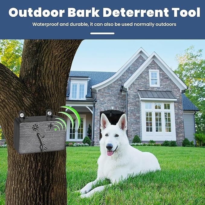 Anti Barking Devices，Anti Barking Device for Dogs Long Range 50ft (270°)，3 Modes Ultrasonic Bark Box，Dog Barking Deterrent Devices，Bark Box，Barking Control Devices for Dog Training in Outdoor/Indoor
