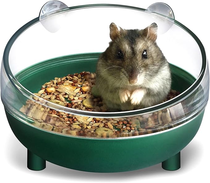 Hamster Bathtub,Hamster Sand Bath,Hamsters Bathroom,Sand Bath Container,Toilet for Dwarf Hamsters,Gerbils,Mice and Small Animals (Blue)