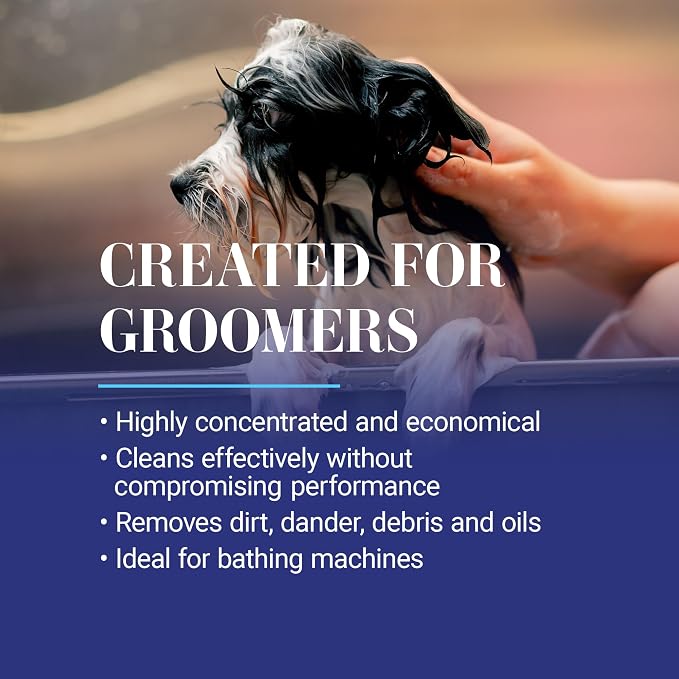 Chris Christensen Smartwash50 Hydrating Blend Ultra Concentrated Dog Shampoo, Makes Up to 50 Bottles, Groom Like A Professional, Delightfully Fragranced, Suitable for All Coats, Made in USA, 16 Oz